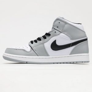 نایک جردن وان لایت اسموک گری Jordan 1 Mid Light Smoke Grey