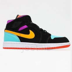 جردن وان مولتی کالر Jordan 1 Mid Multi-Color