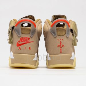 جردن 6 تراویس اسکات خاکی Jordan 6 Retro Travis Scott British Khaki