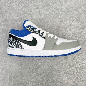 نایک جردن وان Jordan 1 Low Light Smoke Grey Marina Blue