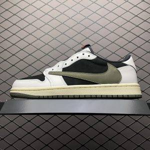 جردن وان تراویس اسکات Jordan 1 Retro Low OG SP Travis Scott Olive