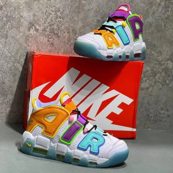 نایک ایر مور آپتمپو مولتی کالر Nike Air More Uptempo Multi-Color