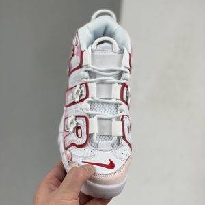 نایک ایر مور آپتمپو Nike Air More Uptempo White Pink Flower