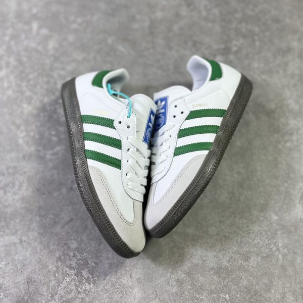 آدیداس سامبا فوتور وایت گرین adidas Samba OG Footwear White Green