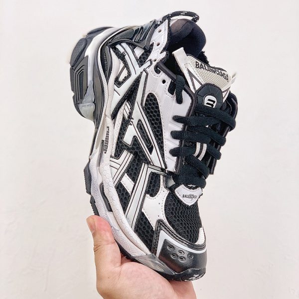 Balenciaga Runner White Black White