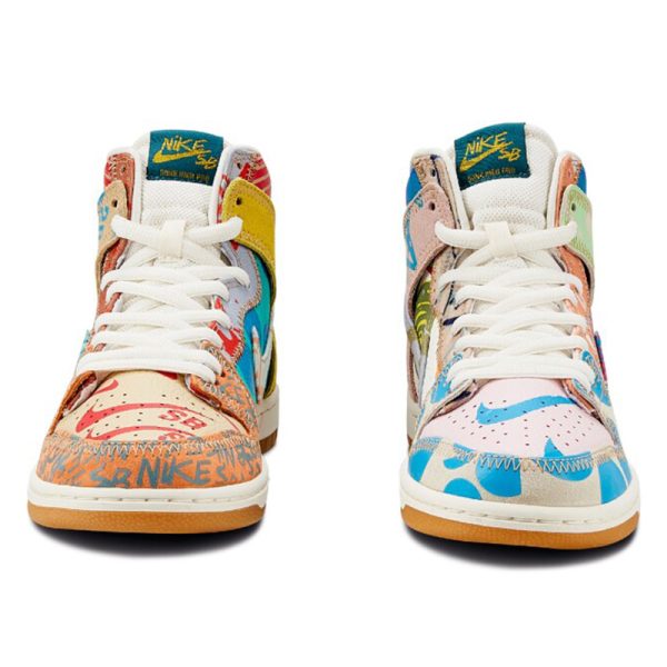 Nike SB Dunk High Thomas Campbell What the Dunk 918321-381