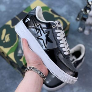 A Bathing Ape Bape Sta Low Grey Black