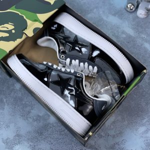 A Bathing Ape Bape Sta Low Grey Black