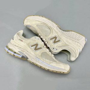 کفش نیوبالانس مردانه New Balance 2002R White Beige ML2002R3