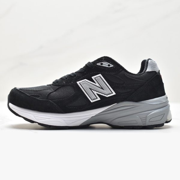 کفش نیوبالانس مردانه New Balance 990 v3 MiUSA Black White