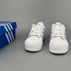 آدیداس سوپر استار ایکس ال جی Adidas Superstar XLG سفید آبی