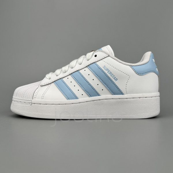 آدیداس سوپر استار ایکس ال جی Adidas Superstar XLG سفید آبی