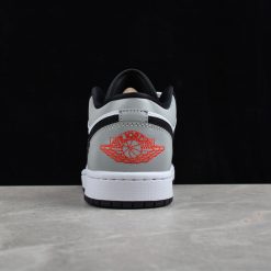 نایک ایر جردن وان Jordan 1 Low SE White Fire Red Black Matte Silver