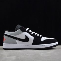 نایک ایر جردن وان Jordan 1 Low SE White Fire Red Black Matte Silver
