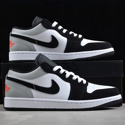 نایک ایر جردن وان Jordan 1 Low SE White Fire Red Black Matte Silver