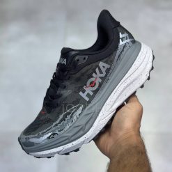 هوکا استینسون 7 مشکی خاکستری Hoka Stinson 7 Black Outer Orbit
