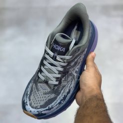 هوکا استینسون 7 خاکستری بنفش Hoka Stinson 7 Satellite Grey/Varsity Navy