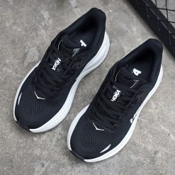 هوکا باندی 9 مشکی سفید Hoka Bondi 9 Black White 1162011-BWHT