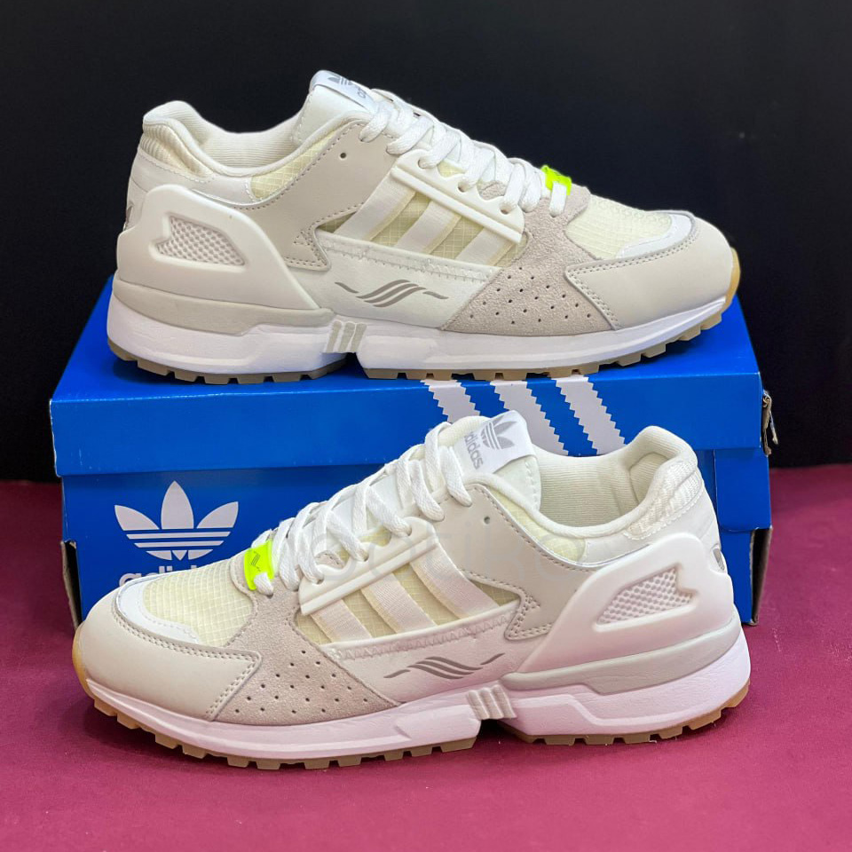 آدیداس زد ایکس 10000 کرم شیری adidas ZX 10000 Triple White 1 آدیداس زد ایکس 10000 کرم شیری adidas ZX 10000 Triple White