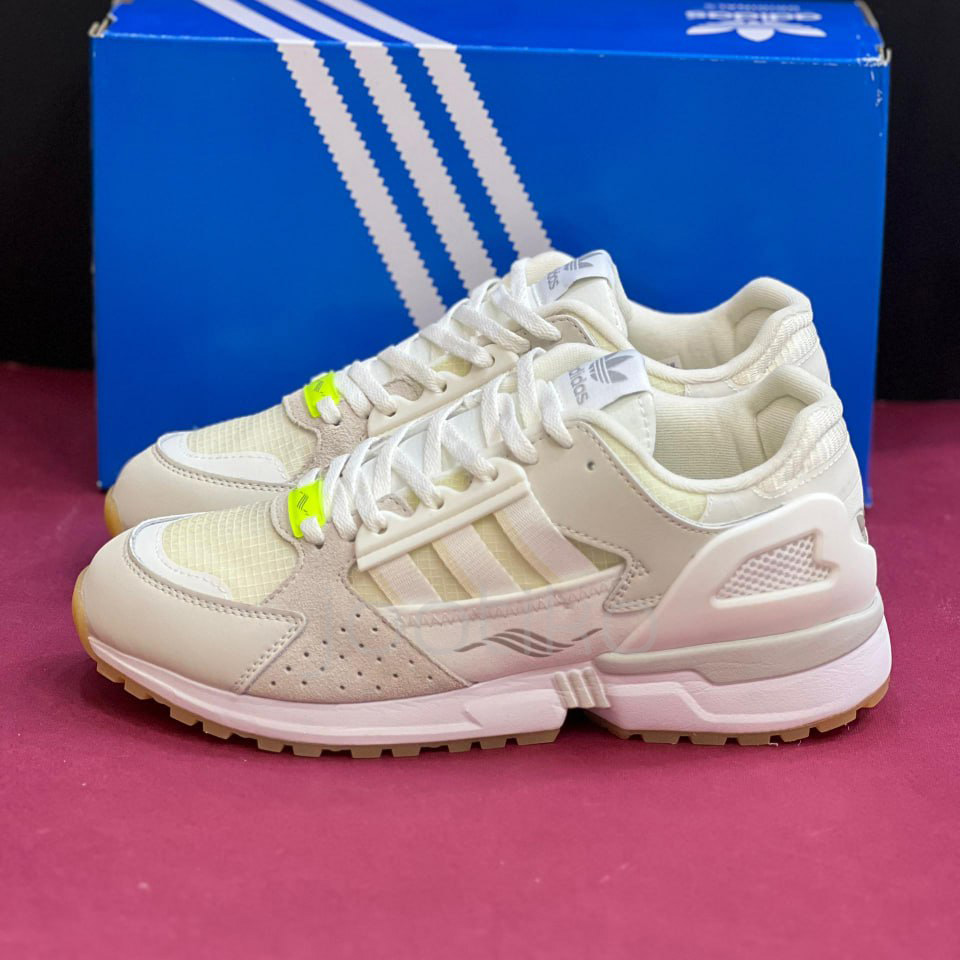 آدیداس زد ایکس 10000 کرم شیری adidas ZX 10000 Triple White 2 آدیداس زد ایکس 10000 کرم شیری adidas ZX 10000 Triple White