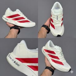آدیداس آدیزیرو سفید قرمز adidas Adizero Evo SL JS1182