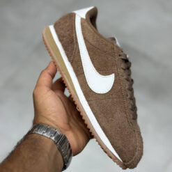 نایک کورتز قهوه‌ای سفید Nike Cortez Vintage Medium Curry FJ2530-200