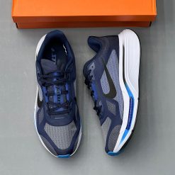 Home 19 نایک پگاسوس پلاس سرمهای مشکی آبی سفید Nike Pegasus Plus 2